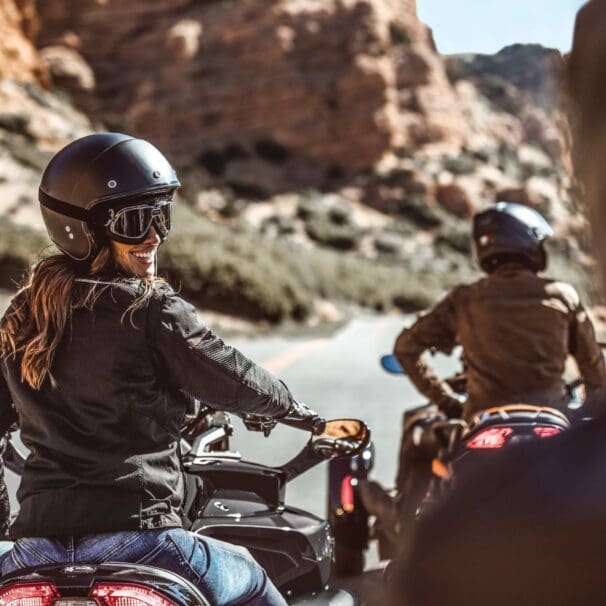 riding a can-am spyder
