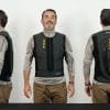 Front, side, and rear view of user wearing Klim Ai-1 airbag vest