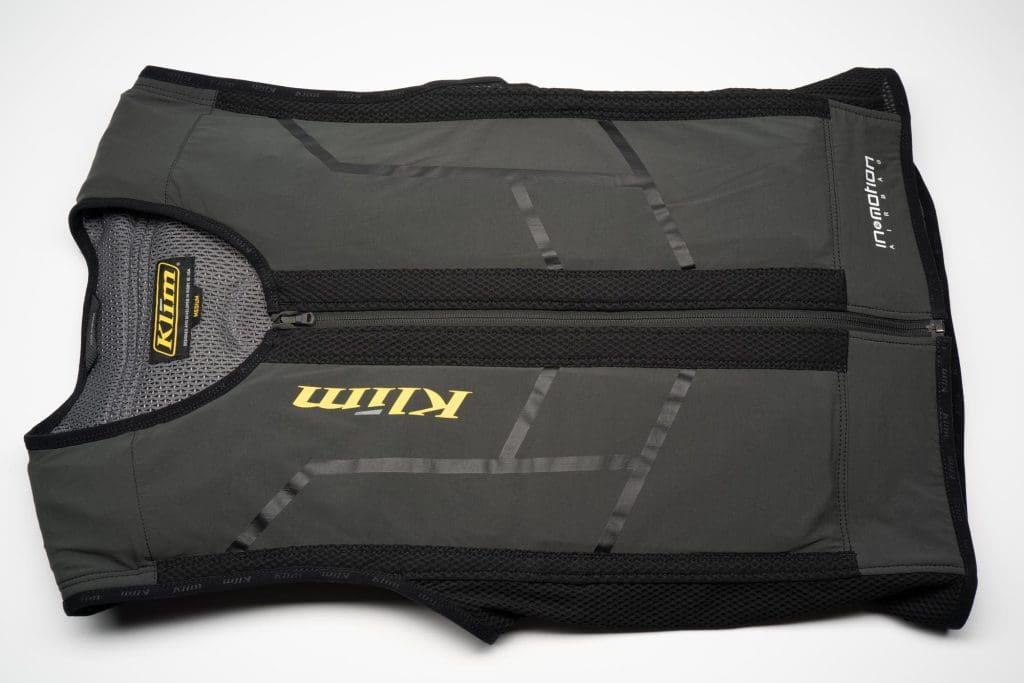 Side view of Klim Ai-1 airbag vest