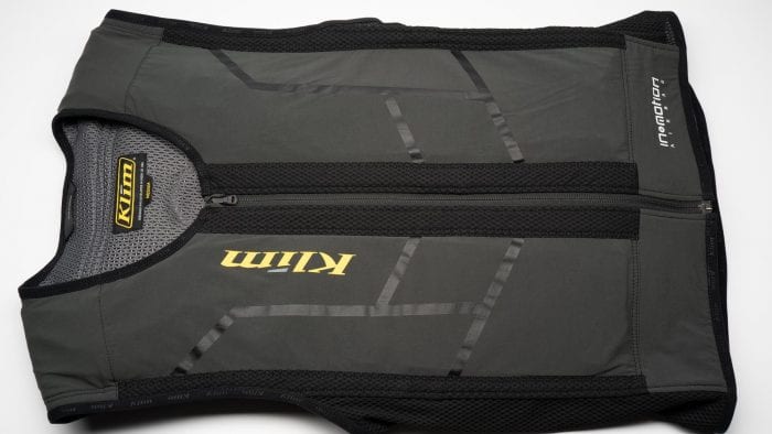 Side view of Klim Ai-1 airbag vest Side view of Klim Ai-1 airbag vest