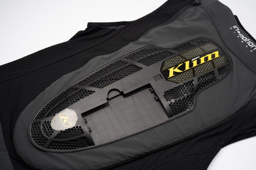 Rear view of where Klim Ai-1 electronic sensor attaches