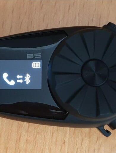 Sena 5S Bluetooth System top down view