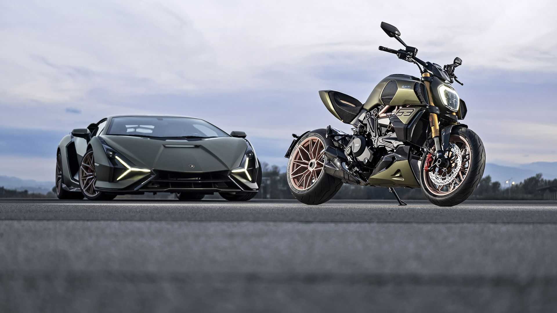 Ducati diavel on sale lamborghini 2021