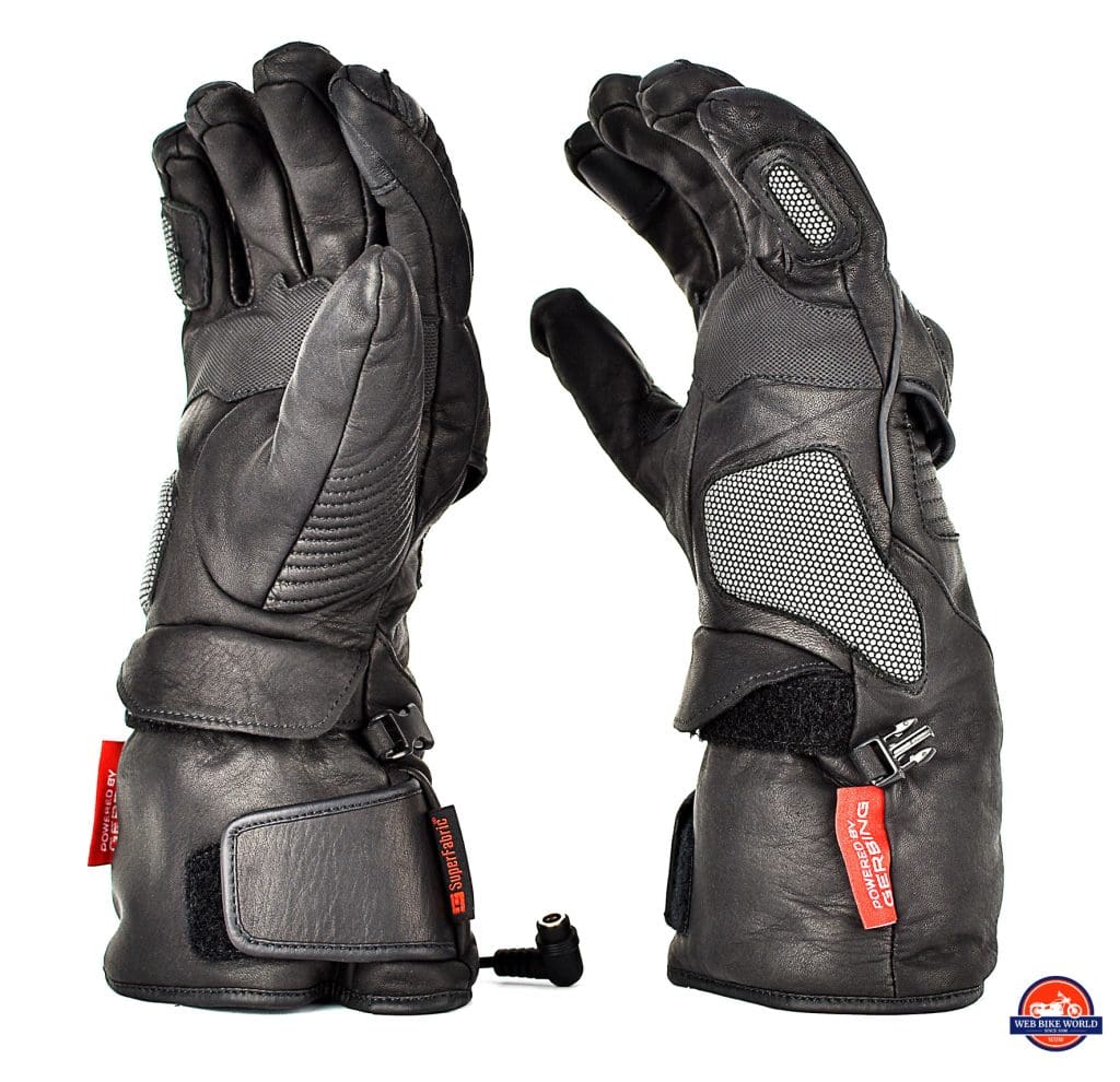 The Gerbing Vanguard heated motorcycle gloves.