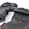 The Gerbing Vanguard heated motorcycle gloves knuckle guard view.