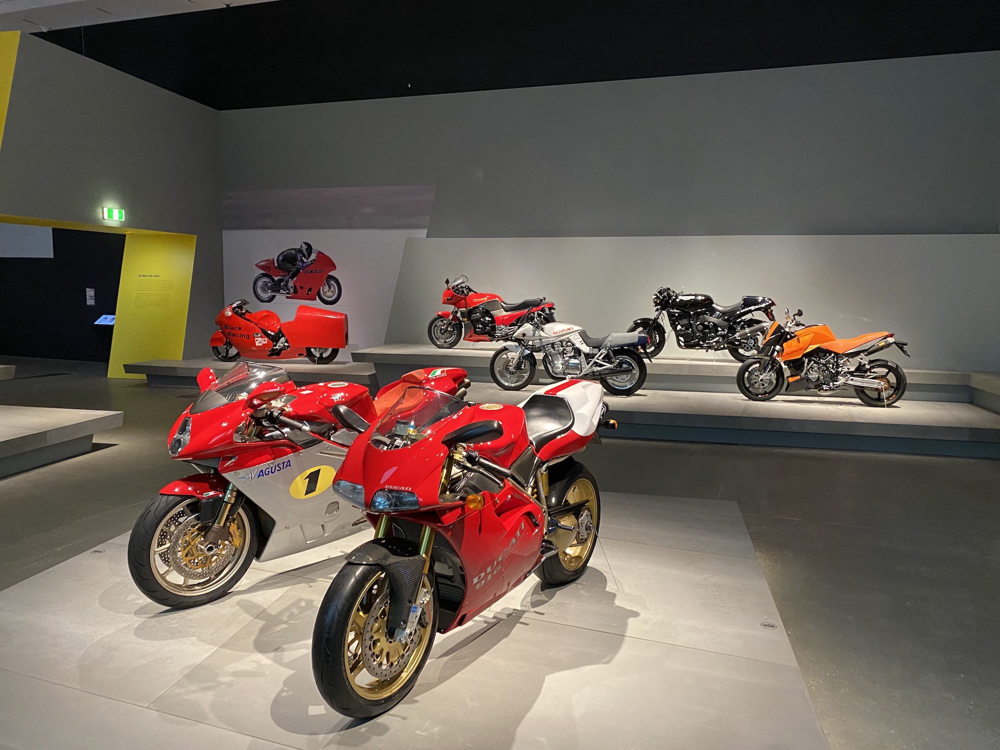 GOMA motorcycle exhibit
