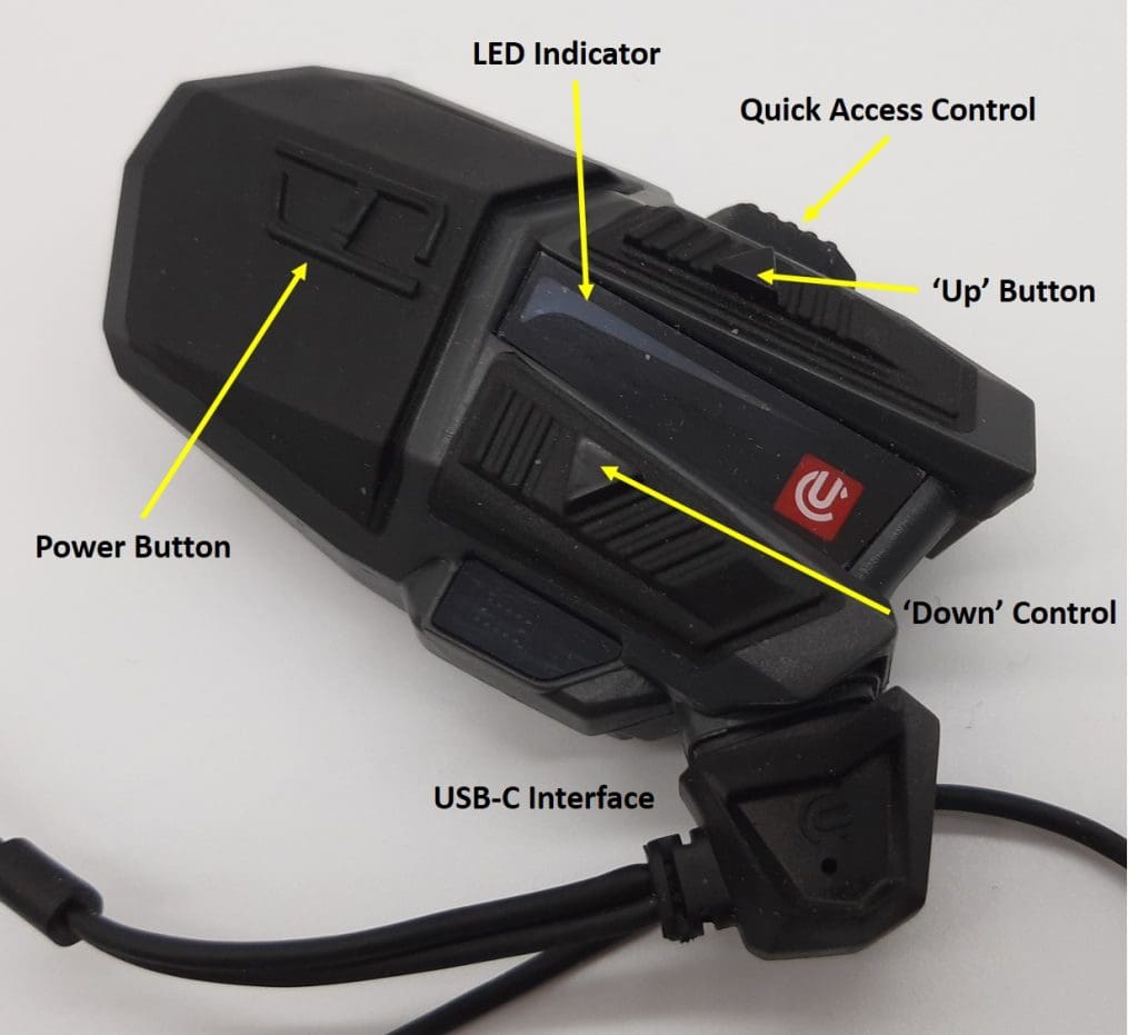 Close up photo of UClear Motion 4 Life Bluetooth intercom