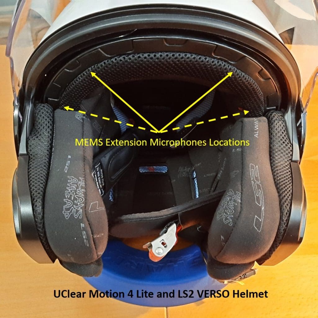 Front view of the LS2 VERSO helmet