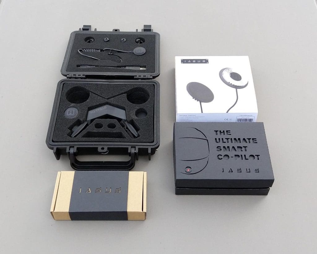 iASUS Stealth Throat microphone retail packaging