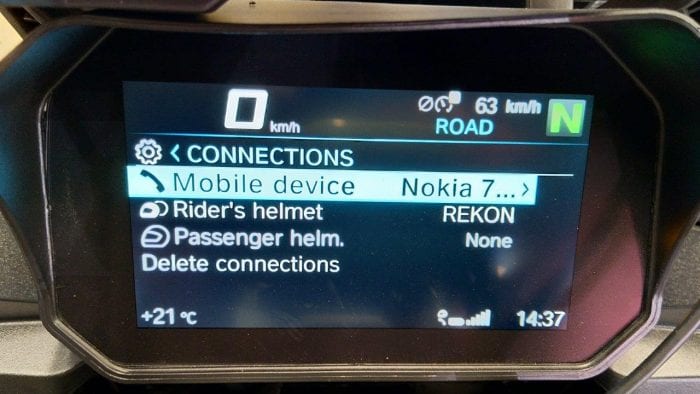 iASUS REKON system pairing screen iASUS REKON system pairing screen