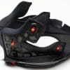 Scorpion EXO R1 removable helmet neck roll and cheekpad