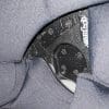 Helmet speaker pocket uncovered