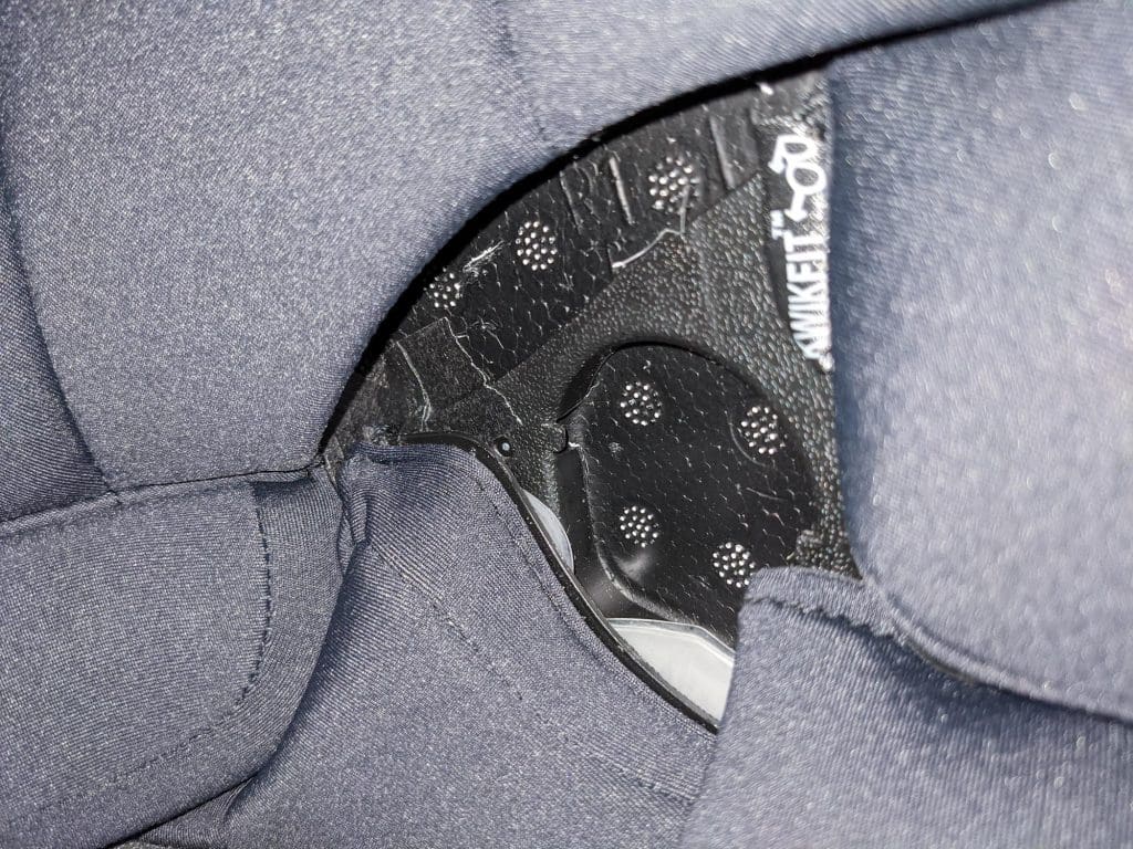 Helmet speaker pocket uncovered