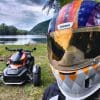 Rider taking selfie with Can-Am Ryker 900 Rally Edition