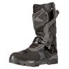 The Stealth Black model of Klim GTX Adventure boots.