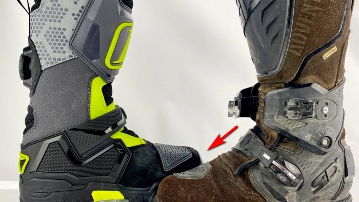 The Klim Adventure GTX and Sidi Adventure 2 Gore-Tex side by side comparison The Klim Adventure GTX and Sidi Adventure 2 Gore-Tex side by side comparison