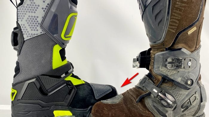 The Klim Adventure GTX and Sidi Adventure 2 Gore-Tex side by side comparison