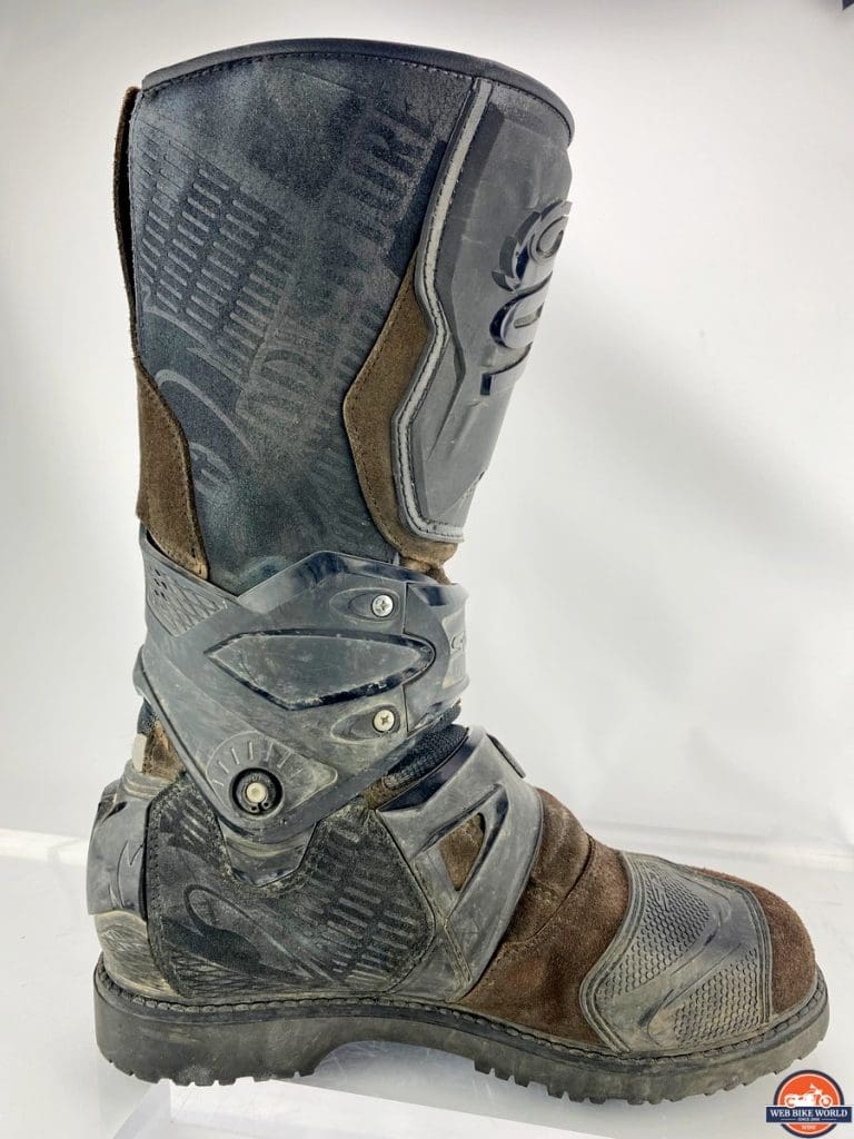 Side view of the Sidi Adventure 2 Gore-Tex boots