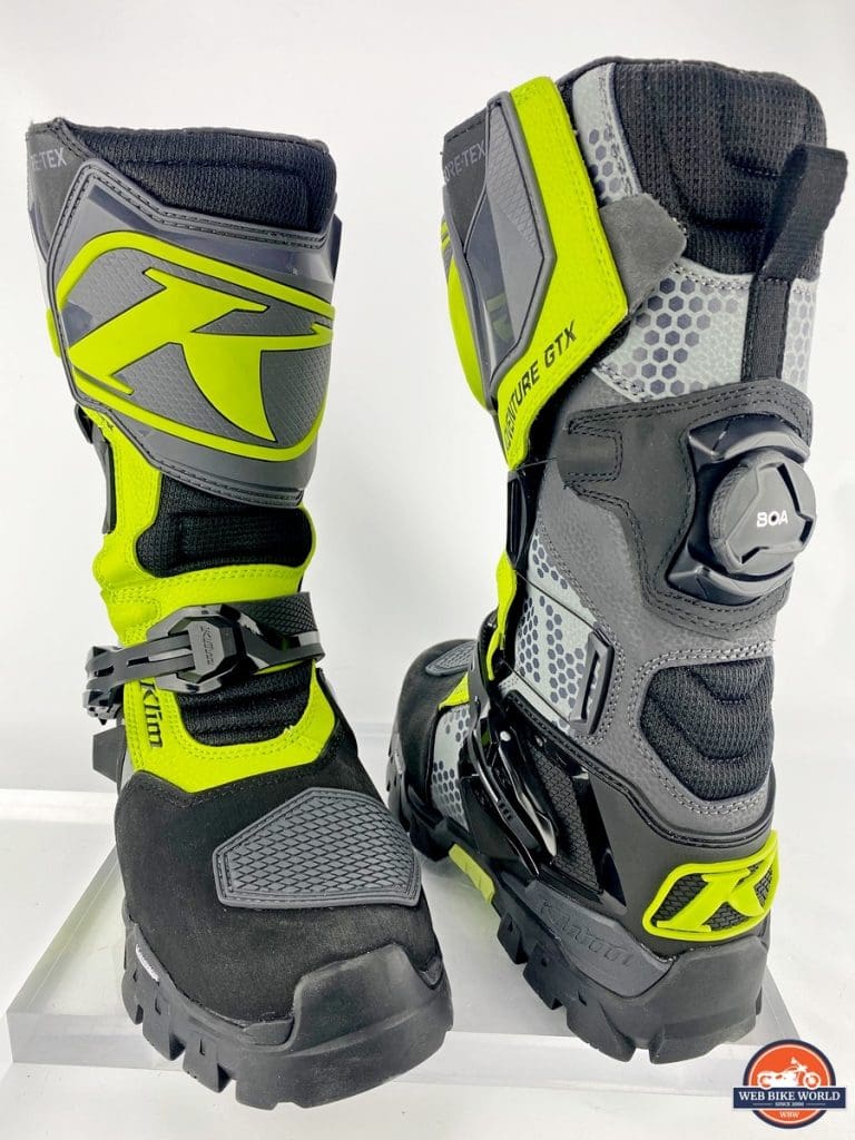 The Klim Adventure GTX boots are very stylish.