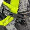 The lower latch on the Klim Adventure GTX boots.