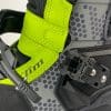 The lower latch on the Klim Adventure GTX boots.