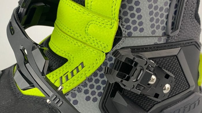 The lower latch on the Klim Adventure GTX boots. The lower latch on the Klim Adventure GTX boots.