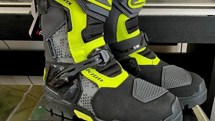 My new Klim Adventure GTX boots on a scale. My new Klim Adventure GTX boots on a scale.