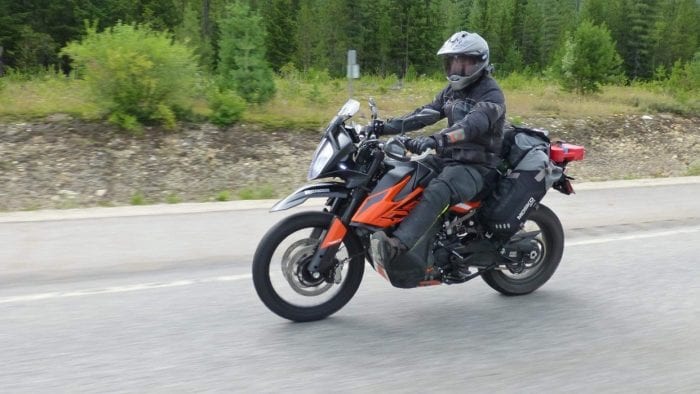 A KTM790 Adventure with Mosko Moto Reckless Revolver 80L V3.0 luggage on it. A KTM790 Adventure with Mosko Moto Reckless Revolver 80L V3.0 luggage on it.