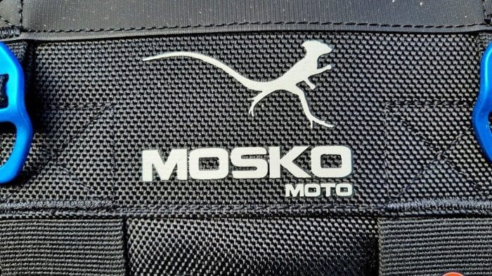 The Mosko Moto logo of a Basilisk lizard on some of their luggage. The Mosko Moto logo of a Basilisk lizard on some of their luggage.