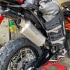 Mosko Moto Reckless 80L V3.0 Revolver luggage installed on a KTM 790 Adventure.