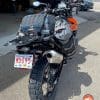 The MOLLE webbing as seen on The Mosko Moto Reckless 80L V3.0 Revolver installed on a KTM 790 adventure.