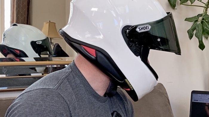 The new Shoei RF-1400 fits my head perfectly right out of the box. The new Shoei RF-1400 fits my head perfectly right out of the box.