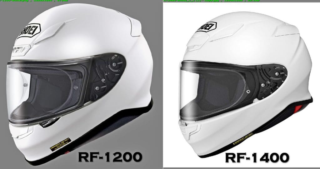 Some of the differences between the RF-1200 vs the new RF-1400 is fairly easy to see in this photo.