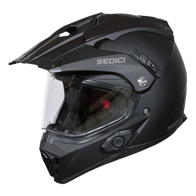 Sedici Viaggio Parlare helmet in matte black.