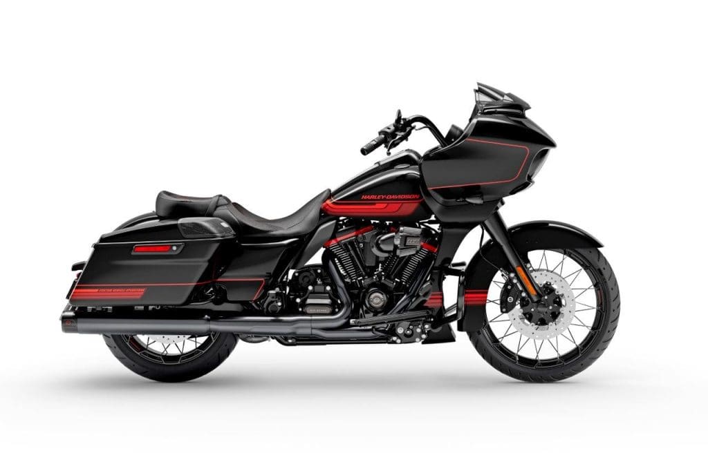 The 2021 Harley Davidson Road Glide CVO.