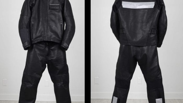 Front and rear view of the Aerostich 3.0 transit suit Front and rear view of the Aerostich 3.0 transit suit