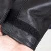 Closeup of wrist cuff on jacket