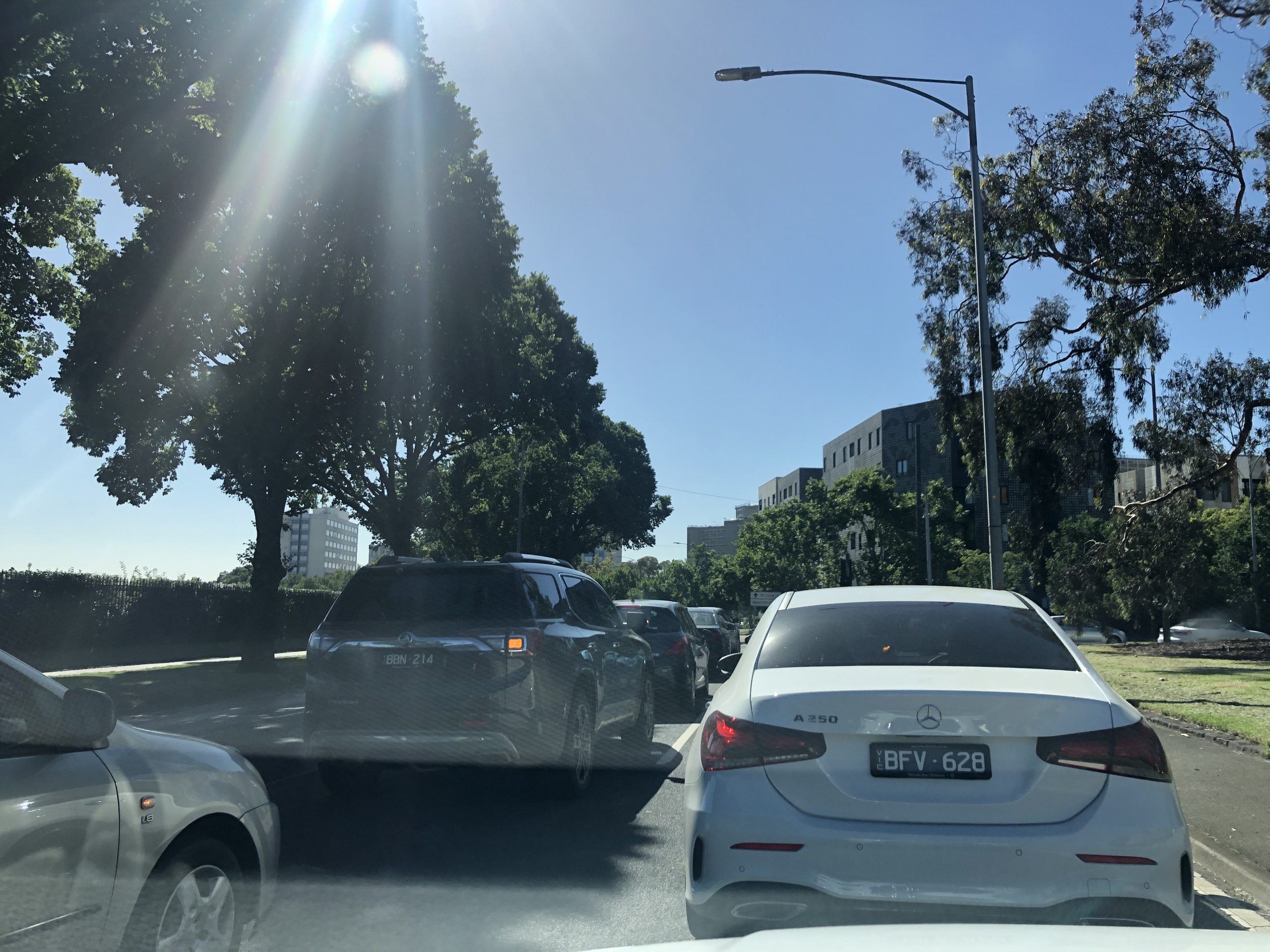 Melbourne CBD traffic