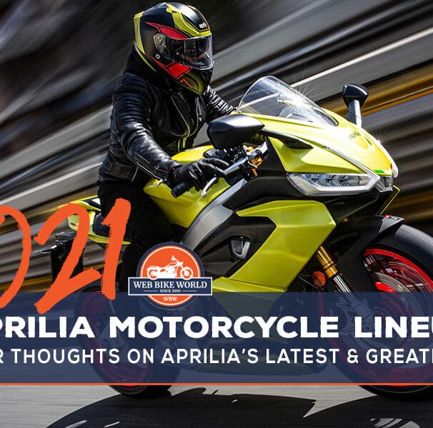 2021 Aprilia Motorcycle Lineup