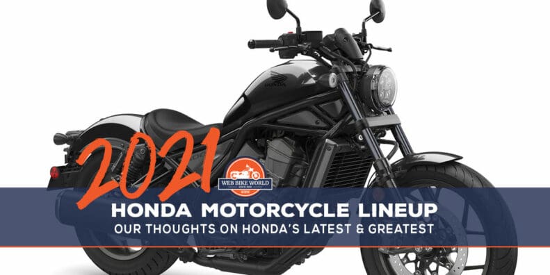 2021 Honda Motorcycle Lineup