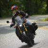 Indian FTR 1200 S with Touring Accessory package on a wet US129 the Tail of the Dragon