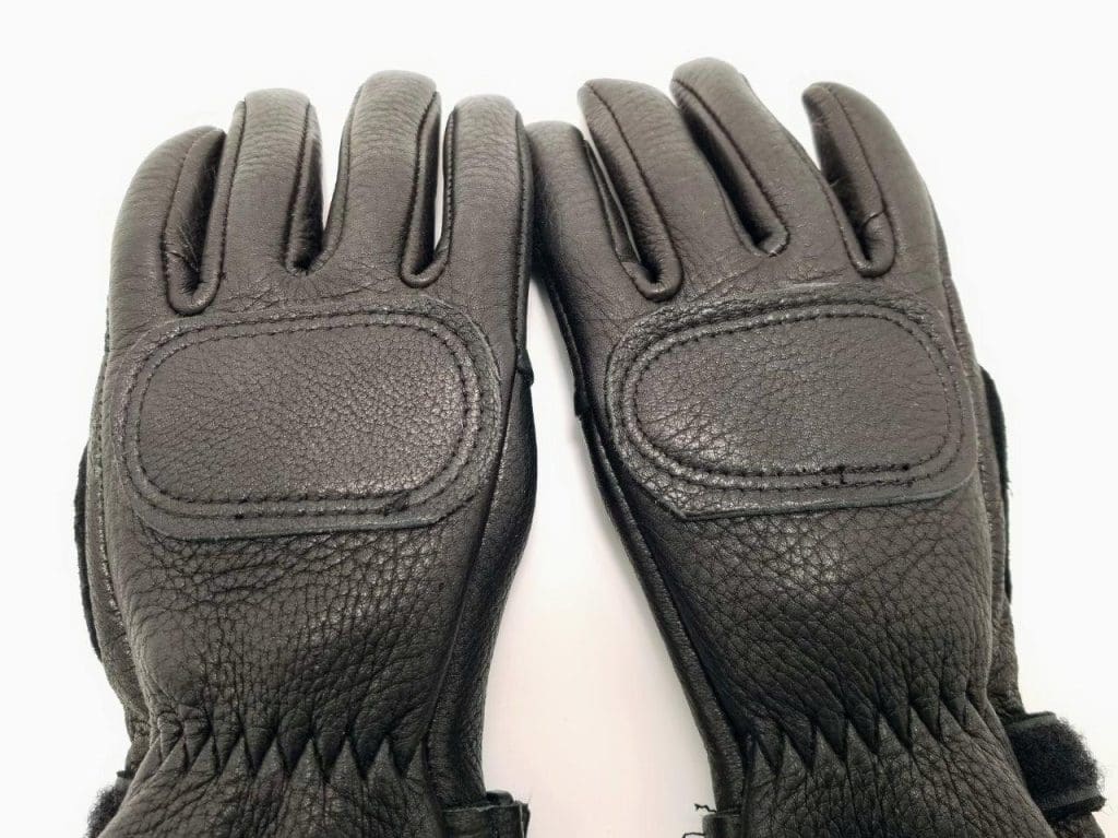 The Lee Parks Design Deersports gloves knuckle protection.