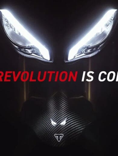 2021 Triumph Speed Triple 1200 RS Headlight Teaser