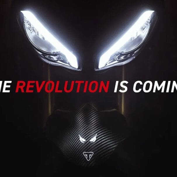 2021 Triumph Speed Triple 1200 RS Headlight Teaser