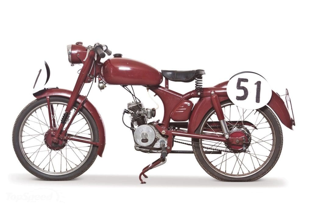 1949 Ducati Cucciolo Moto 1 Side View