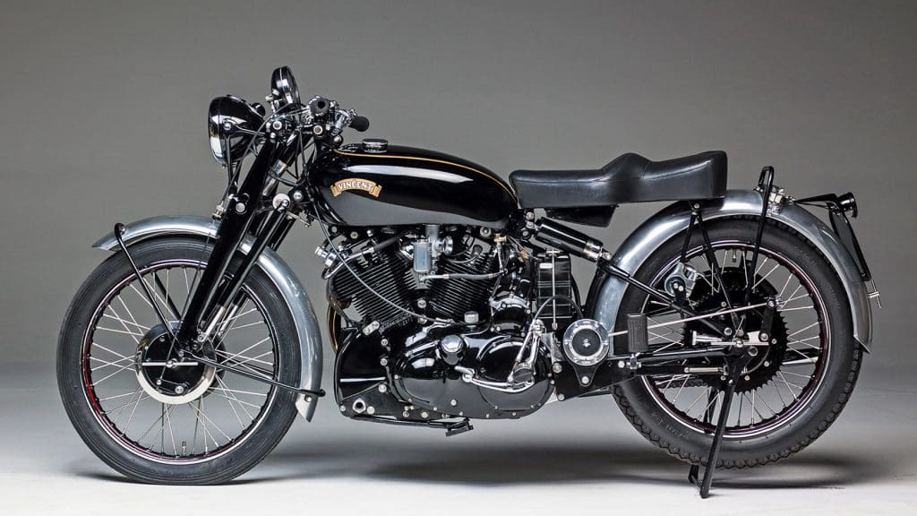 1949 Vincent Black Shadow Side View