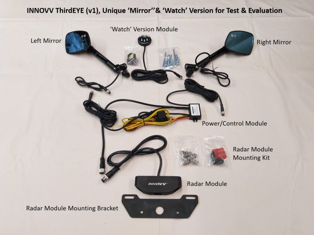 INNOVV ThirdEYE Mirror box contents