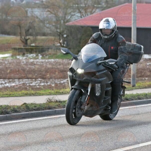 Updated Kawasaki H2 SX Spy Shots 3