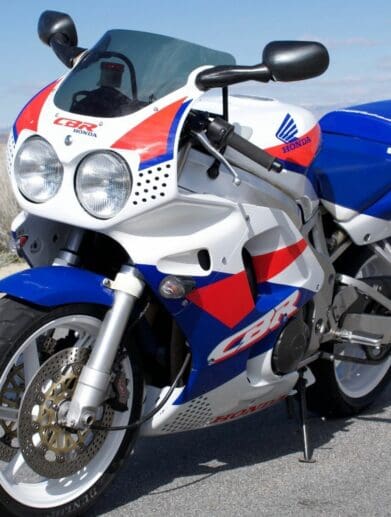 HERO 1993 Honda CBR900RR Parked On A Road