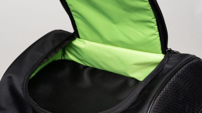70025 bag with top zipper compartment open 70025 bag with top zipper compartment open